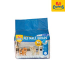 Pet Express Premium Male Wraps Teal Small 15s