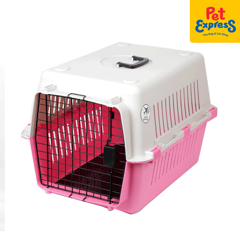 Kennel Pro Pet Carrier Large Pink KN301 68x51x47cm