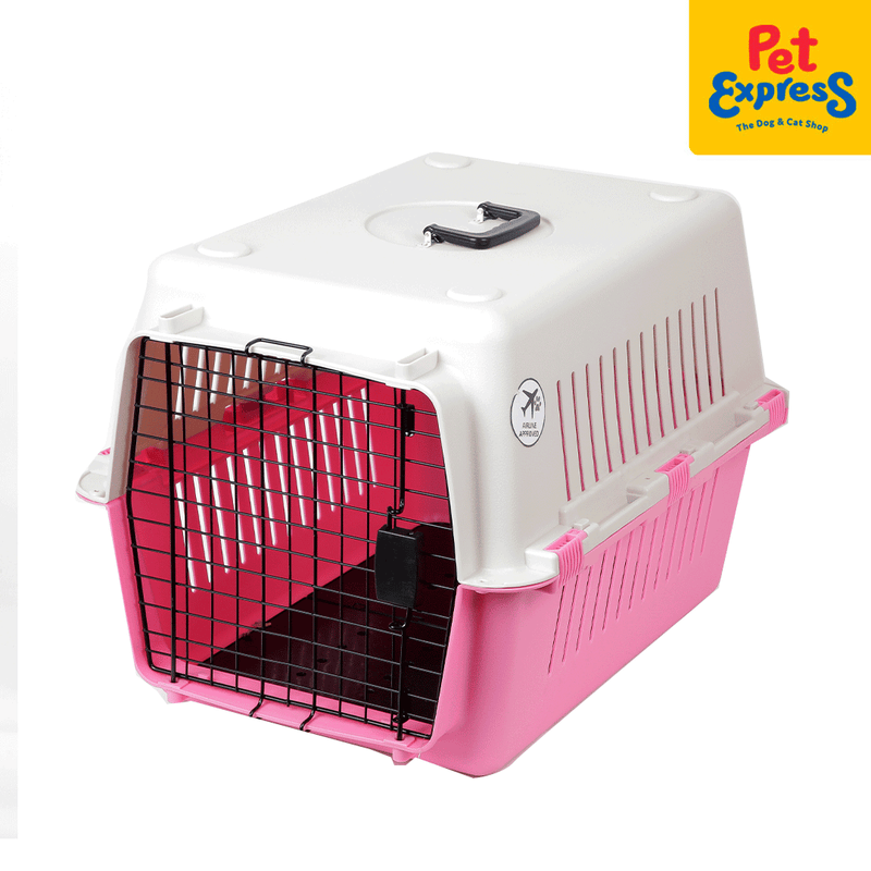 Cat carrier pink deals