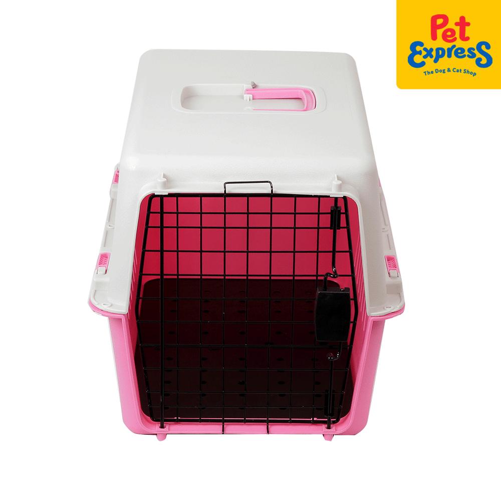 Kennel Pro Pet Carrier Small Pink KN207 50x34x32cm Pet Express