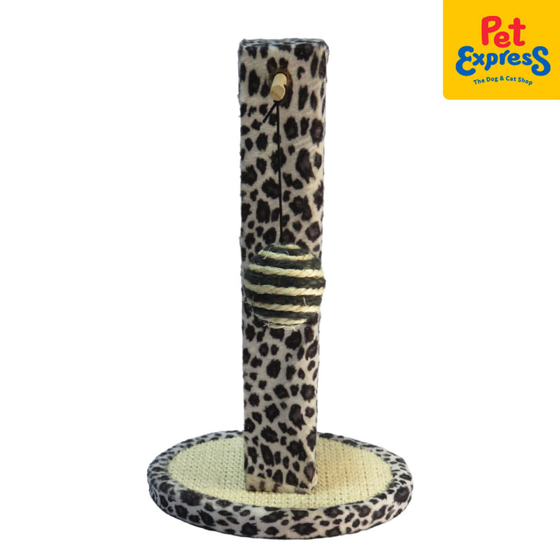 Approved Cat Scratch Post with Hanging Ball 1213 Pet Express