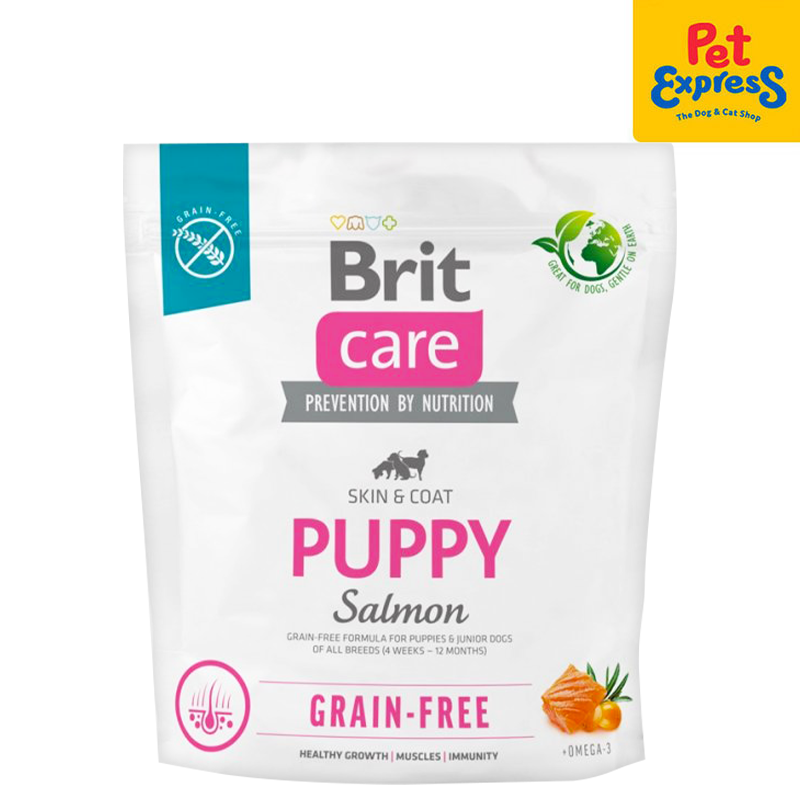 Brit Care Grain-Free Puppy Salmon Dry Dog Food 1kg