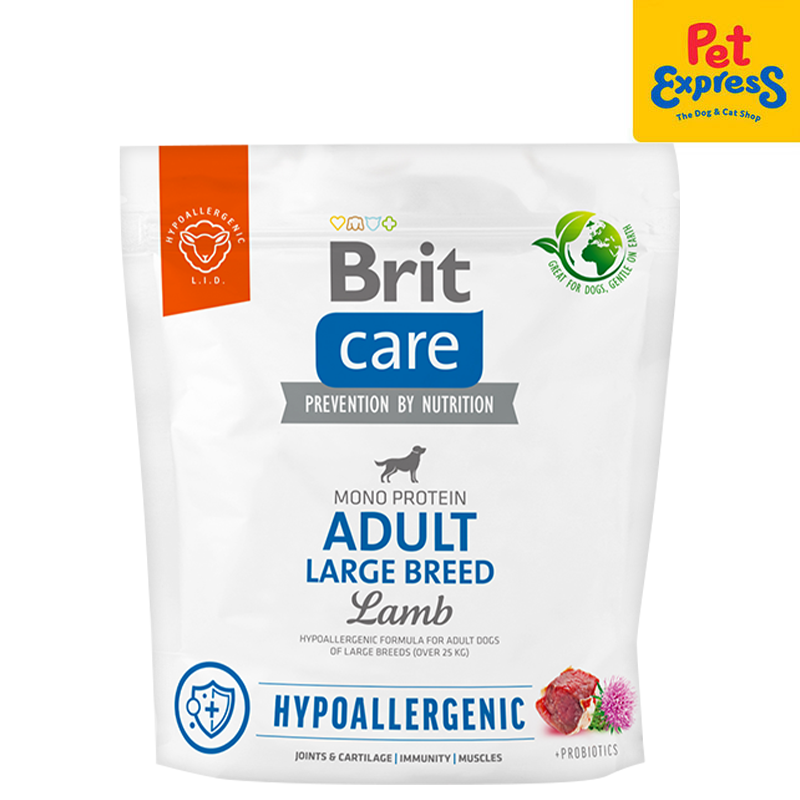 Brit Care Hypoallergenic Adult Large Breed Lamb Dry Dog Food 1kg