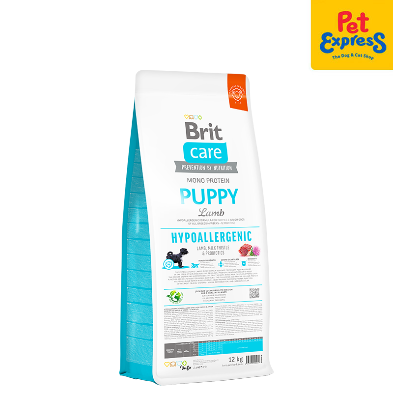 Brit Care Hypoallergenic Puppy Lamb Dry Dog Food 12kg