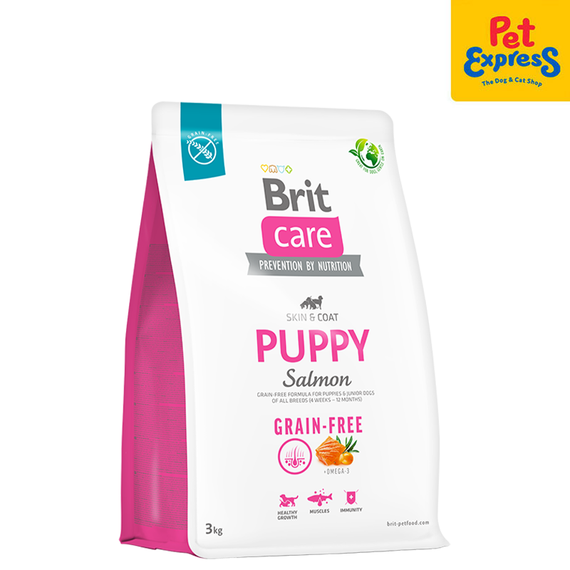 Brit Care Grain-Free Puppy Salmon Dry Dog Food 3kg