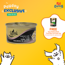 Sheba Tuna White Meat with Salmon Surimi in Gravy Wet Cat Food 85g (6 cans)