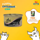 Sheba Tuna White Meat with Salmon Surimi in Gravy Wet Cat Food 85g (6 cans)