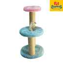 Approved Kitty Scratch Post 14x7 Blue and Pink B112