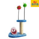 Approved Kitty Scratch Post 8x7.5 Blue and Pink B123