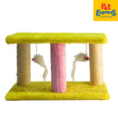 Approved Kitty Scratch Post 8x13 Yellow Pink B116