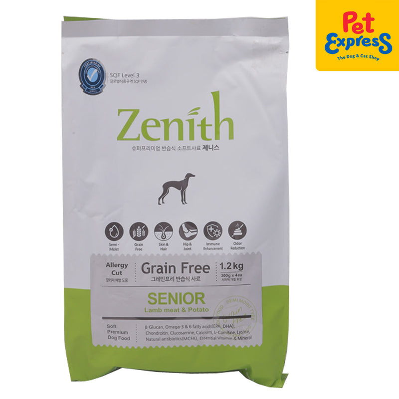 Zenith Grain Free Premium Senior Lamb and Potato Dry Dog Food 1.2kg