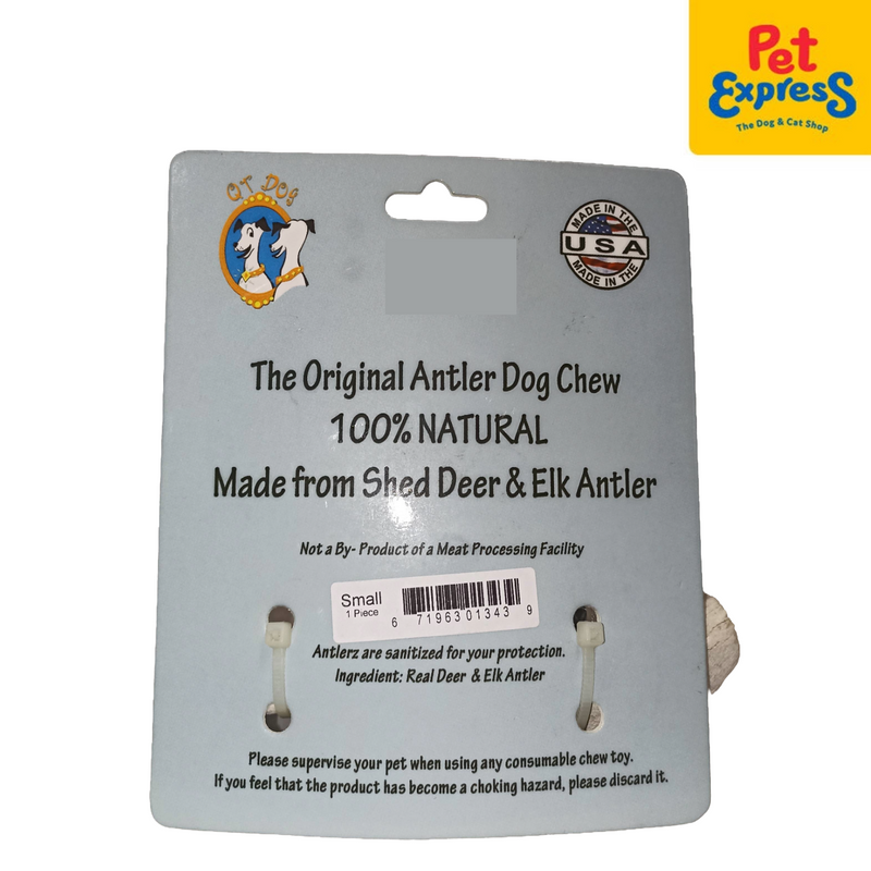 Antlerz Chew Dog Treats Small Green