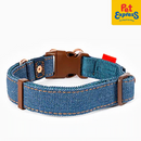 EzyDog Double Up Dog Collar Small Denim