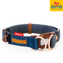 EzyDog Double Up Dog Collar Small Denim
