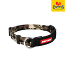 EzyDog Checkmate Dog Collar Small Green Camouflage
