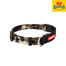 EzyDog Checkmate Dog Collar Small Green Camouflage