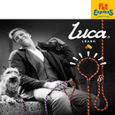 EzyDog Luca Lite Rope Dog Leash Orange