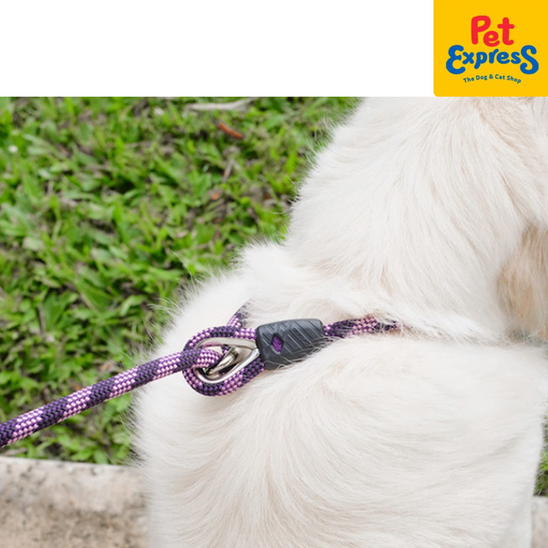 EzyDog Luca Standard Rope Dog Leash Orange