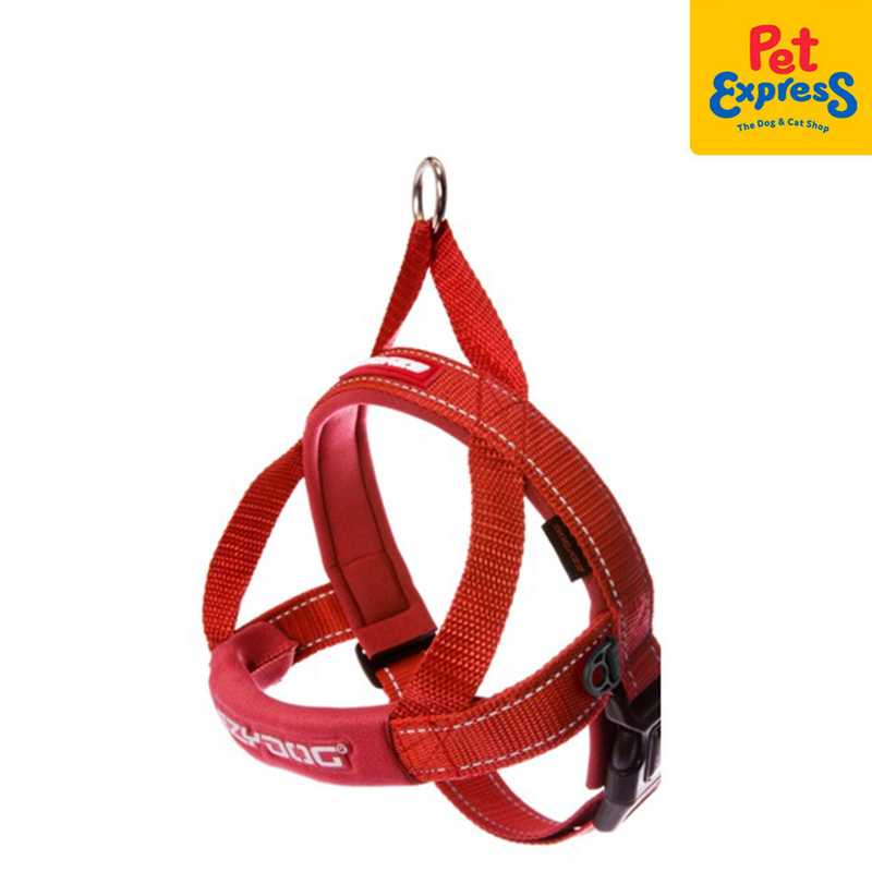 EzyDog Quickfit Dog Harness Large Red