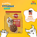 Pedigree Adult Mini Beef Lamb and Vegetables Dry Dog Food 2.7kg