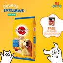 Pedigree Adult Chicken and Vegetables Dry Dog Food 10kg