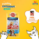 Pedigree Dentastix Medium 10-25kg Dog Treats 7s 180g (1 week)