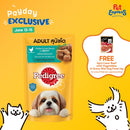 Pedigree Adult Chicken and Liver with Gravy Wet Dog Food 130g (12 pouches)