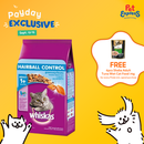 Whiskas Adult Chicken and Tuna Hairball Control Dry Cat Food 1.1kg