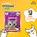 Whiskas Adult Mackerel Wet Cat Food 80g (14 pouches)