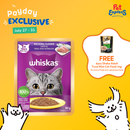 Whiskas Adult Mackerel Wet Cat Food 80g (14 pouches)