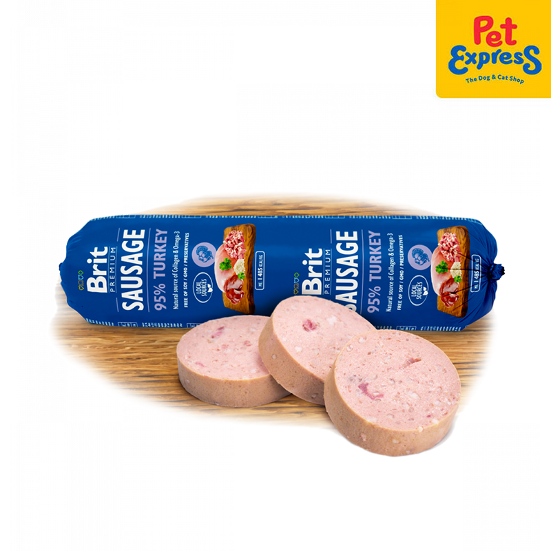 Brit Premium Sausage Turkey Wet Dog Food 800g