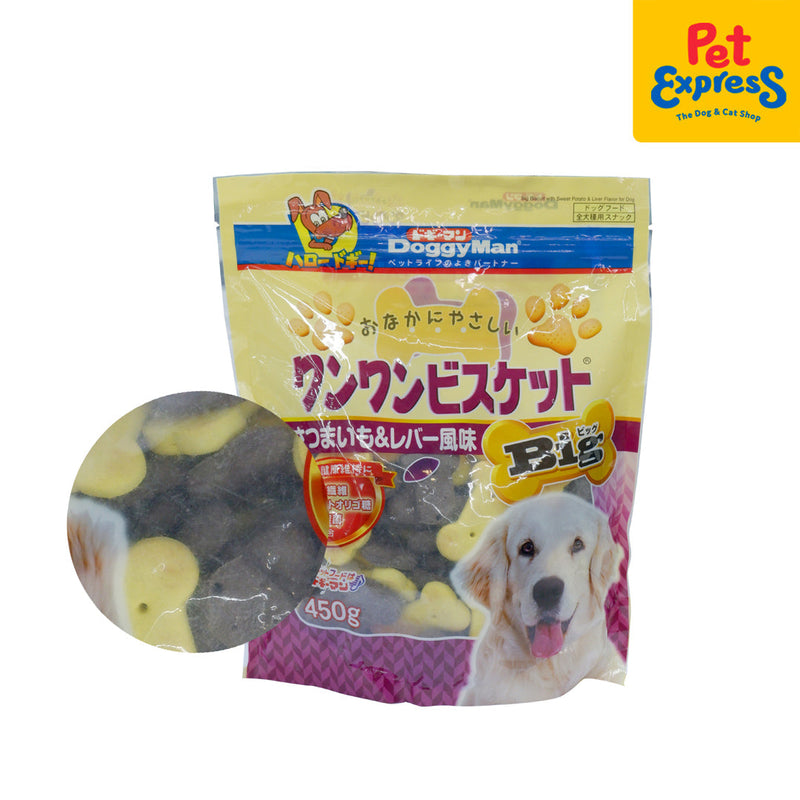 Doggyman Biscuit Big Sweet Potato Chicken Liver Dog Treats 450g