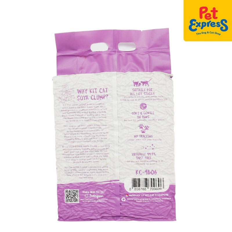 Kit Cat Soya Clump Lavender Cat Litter 7L