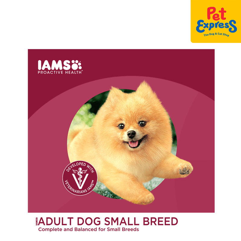 IAMS Adult Small Breed Chicken Dry Dog Food 1.5kg