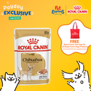 Royal Canin Breed Health Nutrition Adult Chihuahua Wet Dog Food 85g (12 pouches)