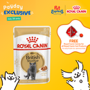 Royal Canin Feline Breed Nutrition Adult British Shorthair Wet Cat Food 85g (12 pouches)