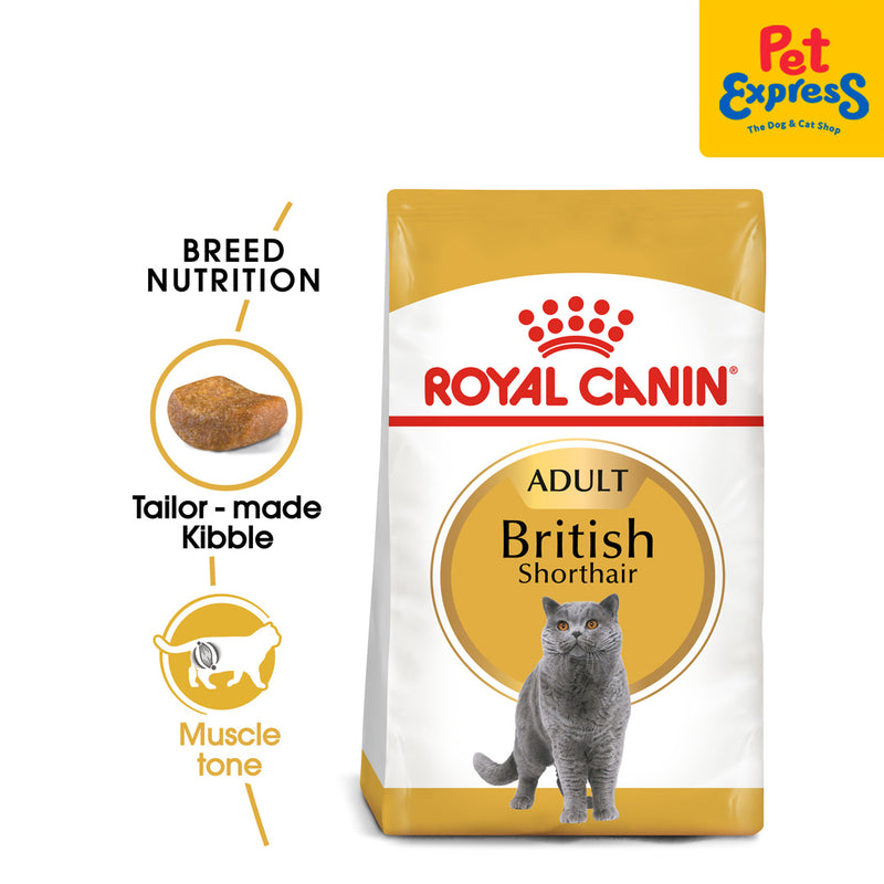 Royal Canin Feline Breed Nutrition Adult British Shorthair Dry Cat Food 2kg