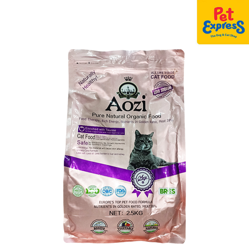 Aozi Adult Pink Dry Cat Food 2.5kg