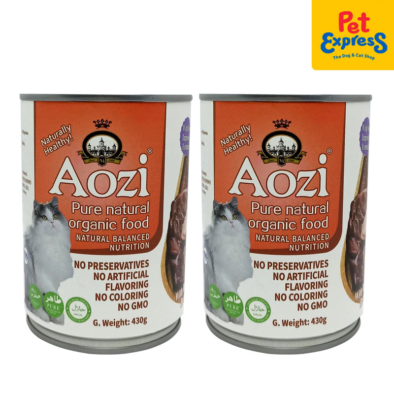 Aozi Beef Wet Cat Food 430g (2 cans)