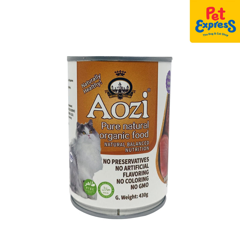 Aozi Tuna and Beef Wet Cat Food 430g (2 cans)