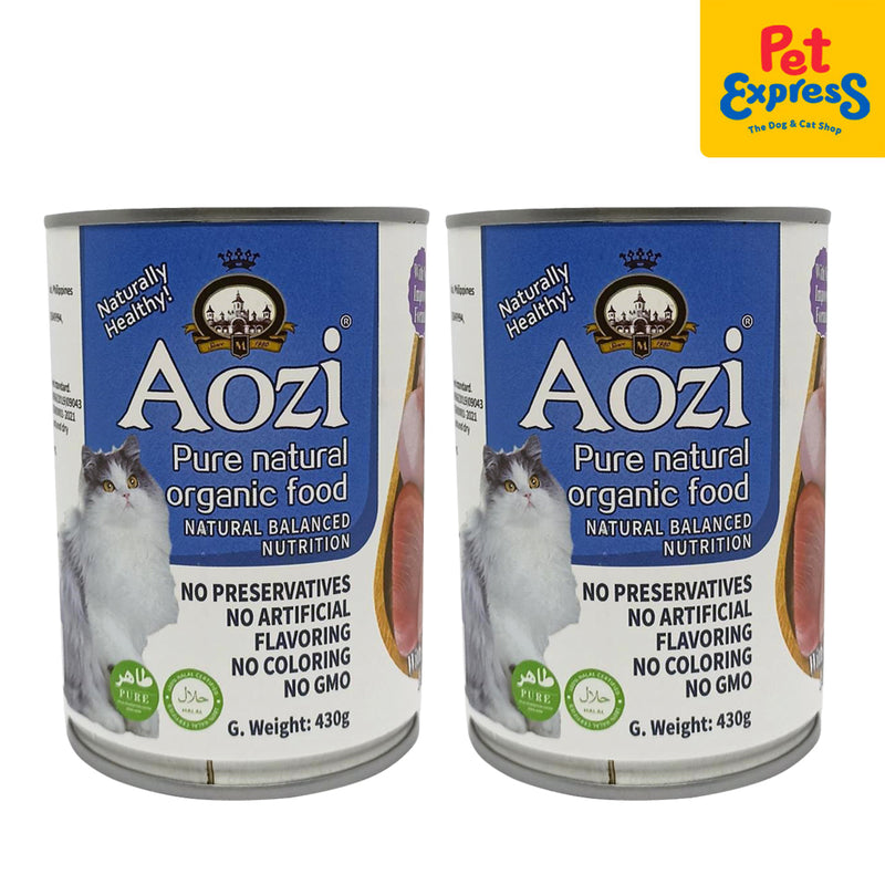 Aozi Tuna and Chicken Wet Cat Food 430g (2 cans)