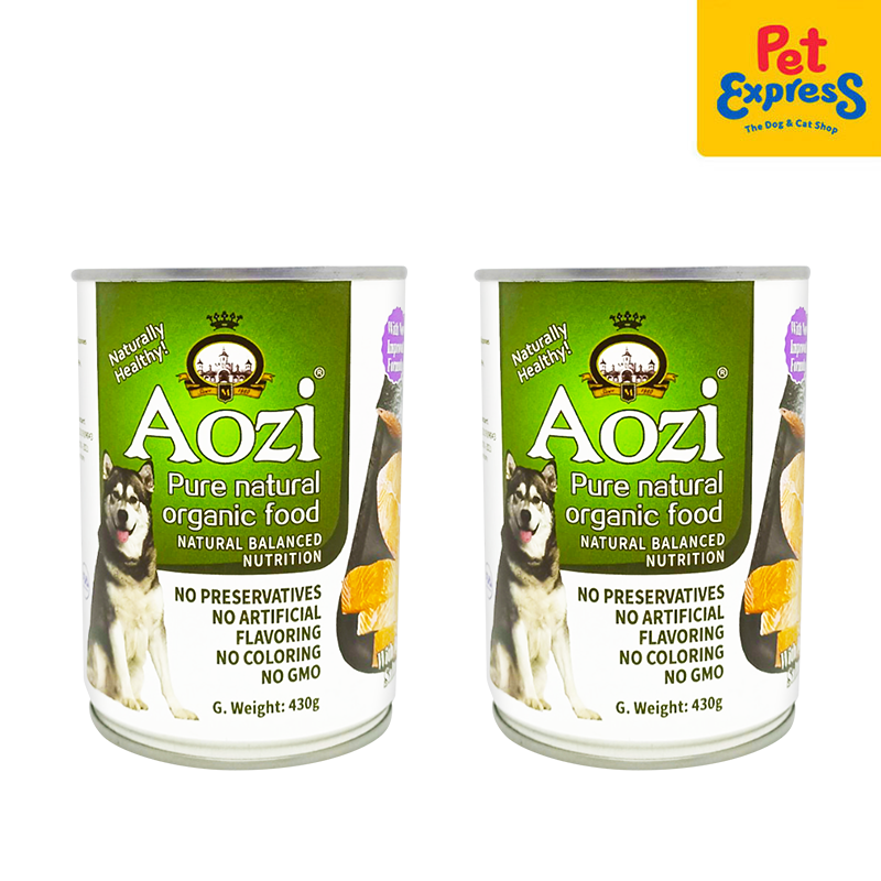 Aozi Salmon Wet Dog Food 430g (2 cans)