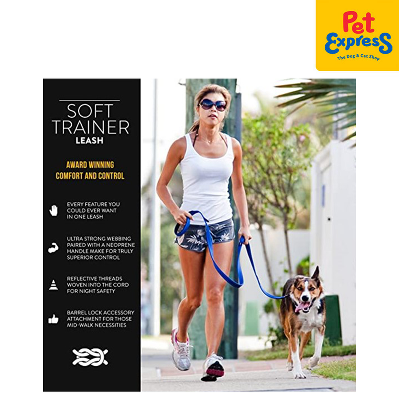 EzyDog Soft Trainer Standard Dog Leash Black