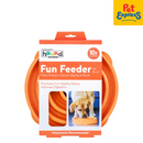 Outward Hound Dog Fun Feeder Slo Bowl Large Orange