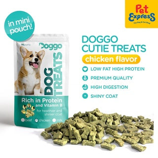 Doggo Cutie Chicken Dog Treats Mini Pouch