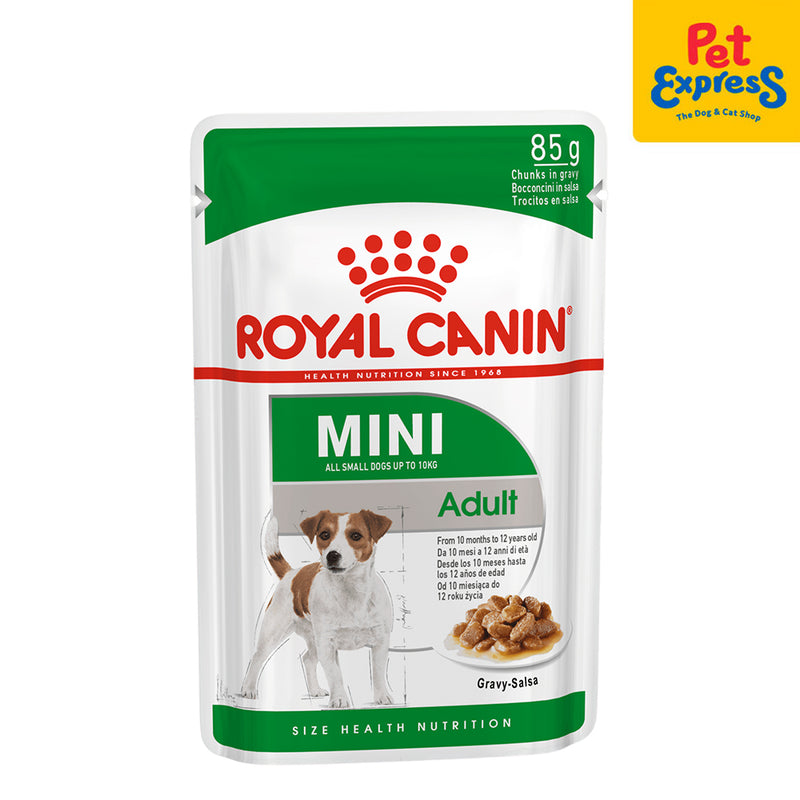 Royal Canin Size Health Nutrition Adult Mini Wet Dog Food 85g (12 pouches)