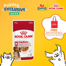 Royal Canin Size Health Nutrition Adult Medium Wet Dog Food 140g (10 pouches)