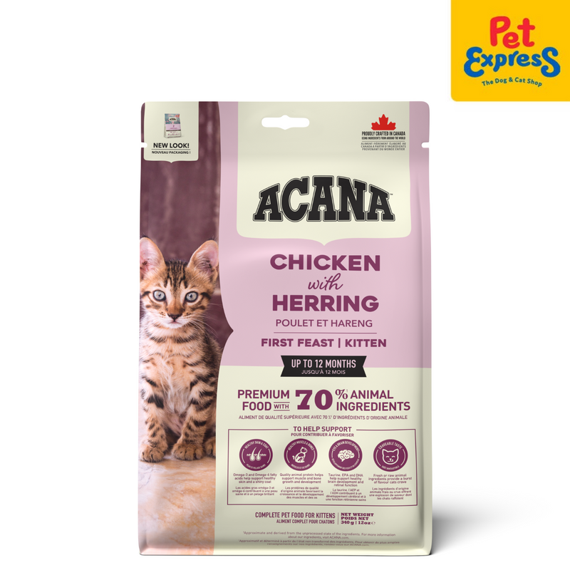 Acana Kitten First Feast Dry Cat Food 340g