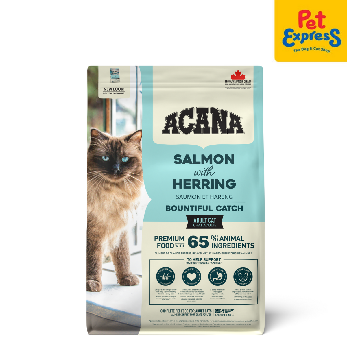 Acana Adult Bountiful Catch Dry Cat Food 1.8kg | Pet Express