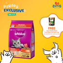 Whiskas Adult Skin and Coat Dry Cat Food 1.1kg